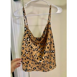 NASTY GAL CHEETAH TOP